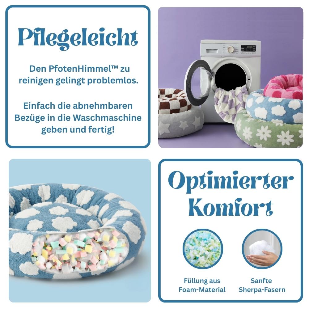 PfotenHimmel™ - Beruhigendes Haustierbett - Gib Pfote